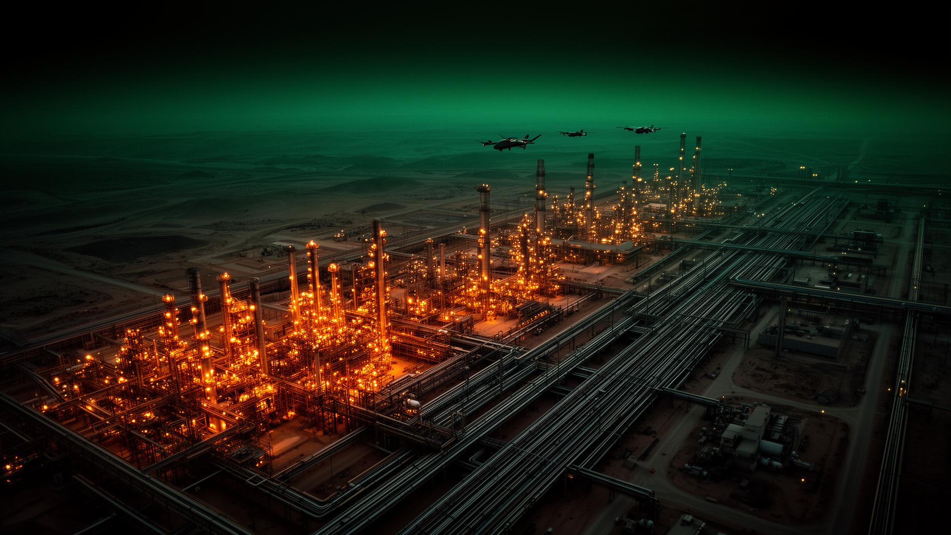 Strategic oil refinery